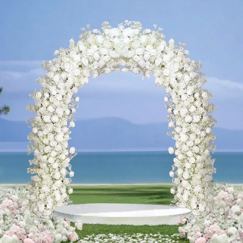 Hot Sales Modern Popular Wedding Arch Backdrop Romantic Artificial Flowers 2.4m U-shaped Arch
Hot Sales Modern Popular Wedding Arch Backdrop Romantic Artificial Flowers 2.4m U-shaped Arch
