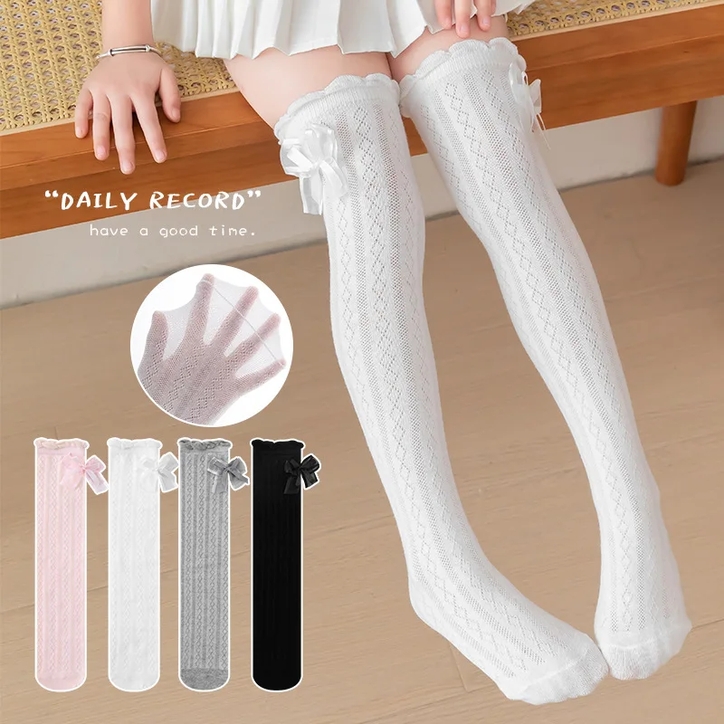 RAISE Summer Kid Girl Long Socks Anti-mosquito Children Girls Bow Socks 35-42cm Length Baby Sock for Girl Toddler Princess Socks
RAISE Summer Kid Girl Long Socks Anti-mosquito Children Girls Bow Socks 35-42cm Length Baby Sock for Girl Toddler Princess Socks