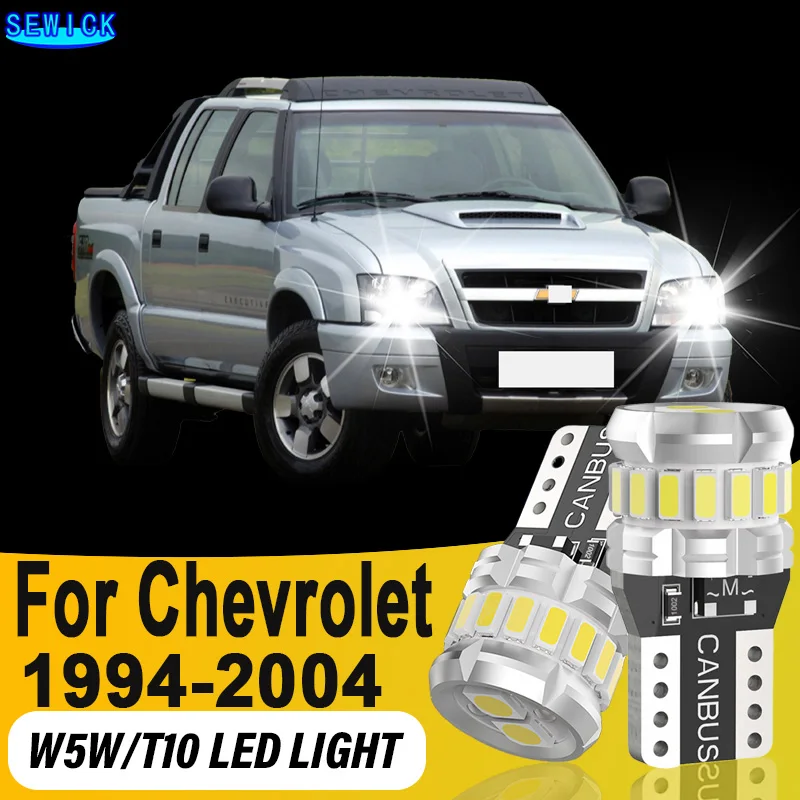 2x T10 LED Bulb Canbus Car Wedge Side Signal Lights Parking License Plate Lamp For Chevrolet S-10 1994-2000 2001 2002 2003 2004
2x T10 LED Bulb Canbus Car Wedge Side Signal Lights Parking License Plate Lamp For Chevrolet S-10 1994-2000 2001 2002 2003 2004