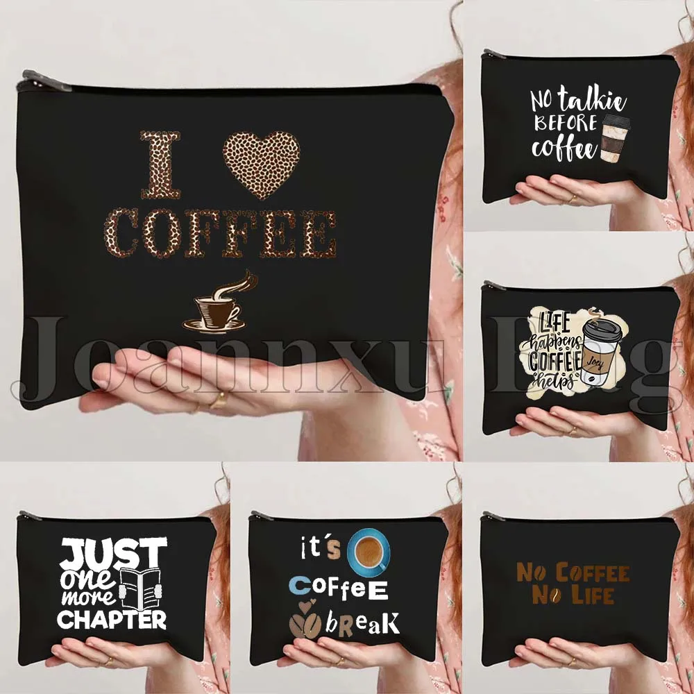 Funny Coffee Saying No Coffee No Life No Talkie Before Coffee Cute Gifts Latte Cafe Cup Canvas Cosmetic Makeup Bag Case Pouch
Funny Coffee Saying No Coffee No Life No Talkie Before Coffee Cute Gifts Latte Cafe Cup Canvas Cosmetic Makeup Bag Case Pouch