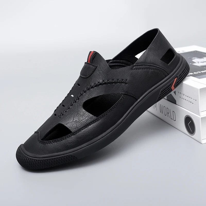 Summer Men Sandals Genuine Leather Mens Casual Shoes Outdoor Men Leather Sandals for Men Beach Shoes Roman mens Shoes
Summer Men Sandals Genuine Leather Mens Casual Shoes Outdoor Men Leather Sandals for Men Beach Shoes Roman mens Shoes