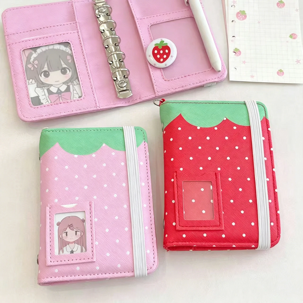 Cute Korean Original Strawberry M5 Hand Ledger Korean Ins Cute Loose-leaf Book High-looking Student Portable Notebook Gift 2026
Cute Korean Original Strawberry M5 Hand Ledger Korean Ins Cute Loose-leaf Book High-looking Student Portable Notebook Gift 2026