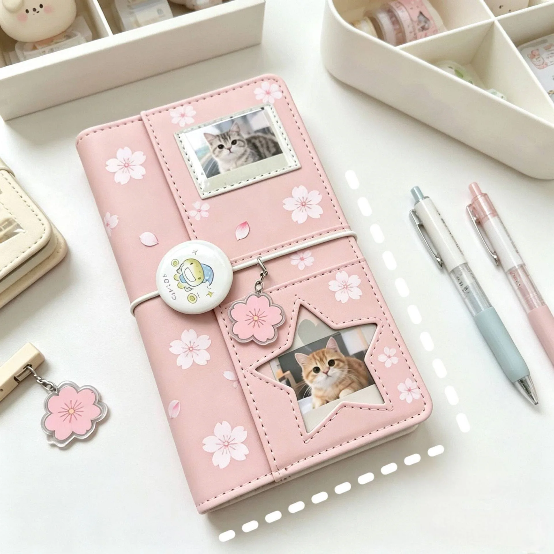 Kawaii A6 Pink Cherry Notebook Cute Cartoon Loose Leaf Journal Mini Portable Pocket Diary Refillable Schedule Planner Student
Kawaii A6 Pink Cherry Notebook Cute Cartoon Loose Leaf Journal Mini Portable Pocket Diary Refillable Schedule Planner Student