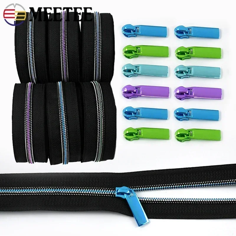 1-5M 5# Nylon Zipper Tape with Sliders Sewing Zippers Closure Pull Zips Coil Roll Pocket Garment Replacement Zip Head Repair Kit
1-5M 5# Nylon Zipper Tape with Sliders Sewing Zippers Closure Pull Zips Coil Roll Pocket Garment Replacement Zip Head Repair Kit