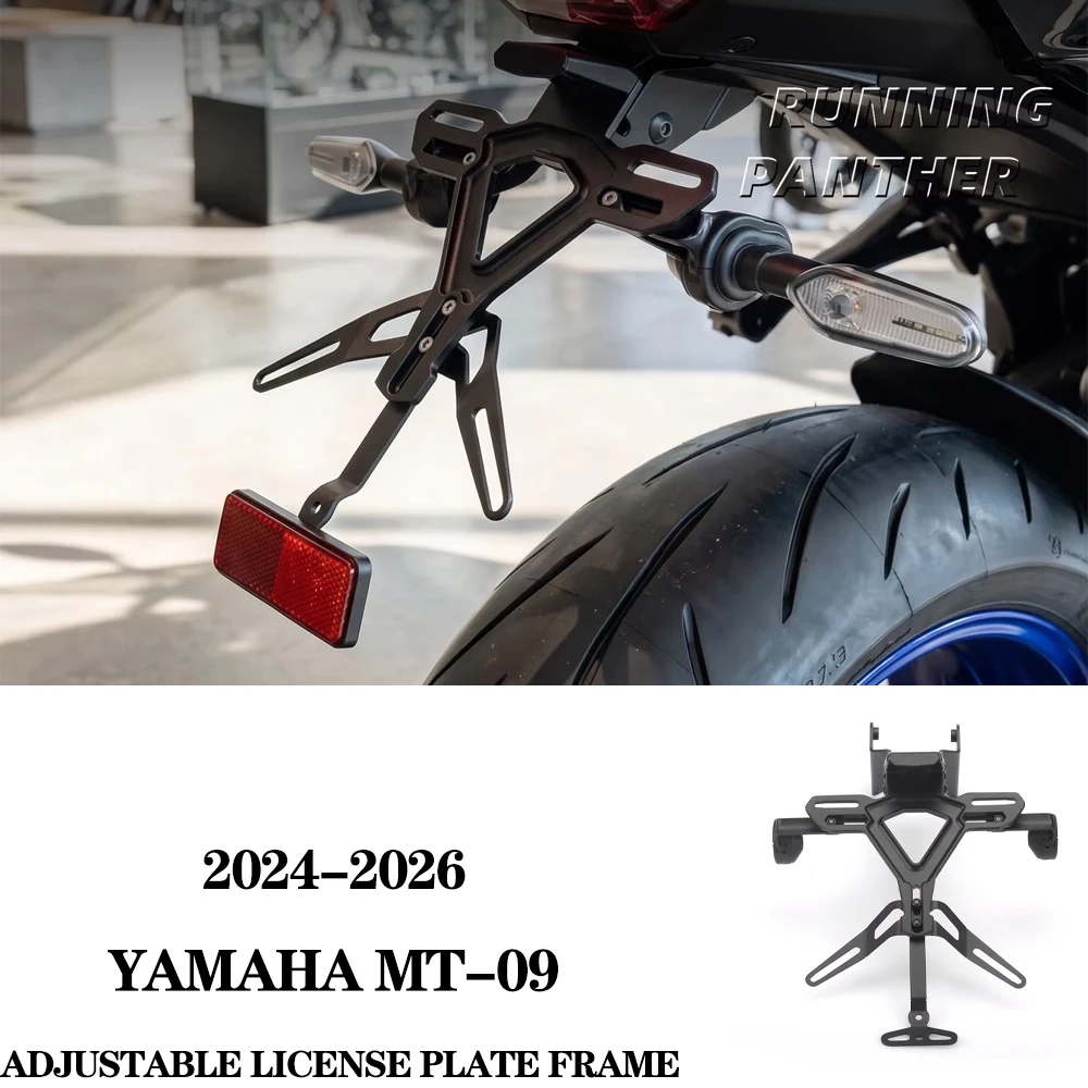 Telescopic Adjustment For Yamaha MT09 SP MT-09 MT 09 2024-2026 Motorcycle Adjustable New License Plate Holder
Telescopic Adjustment For Yamaha MT09 SP MT-09 MT 09 2024-2026 Motorcycle Adjustable New License Plate Holder