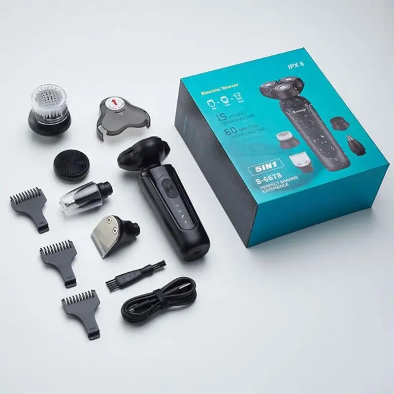 Мужские электробритвы, триммер для бороды с цифровым дисплеем мощности для путешествий и дома, США N58D
Мужские электробритвы, триммер для бороды с цифровым дисплеем мощности для путешествий и дома, США N58D