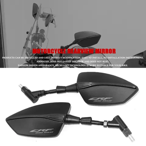 For CRF300L Rally CRF 300L Rally 2023 Universal Motorcycle mirror CNC side Rearview