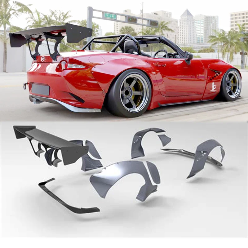 For Mazda Mazda's new MX5 ND RC RF Rocket Rabbit modification, rear eyebrows, wide body enclosure
For Mazda Mazda's new MX5 ND RC RF Rocket Rabbit modification, rear eyebrows, wide body enclosure