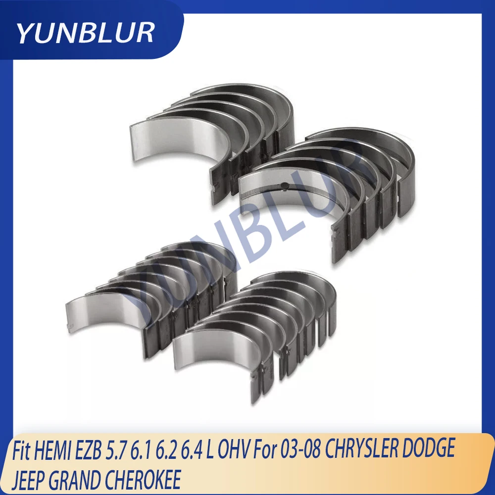 HEMI EZB 5.7 6.1 6.2 6.4 L STD 0.25 0.5 Engine Main & Con-Rod Bearing Set Fit OHV For 03-08 CHRYSLER DODGE JEEP GRAND CHEROKEE
HEMI EZB 5.7 6.1 6.2 6.4 L STD 0.25 0.5 Engine Main & Con-Rod Bearing Set Fit OHV For 03-08 CHRYSLER DODGE JEEP GRAND CHEROKEE