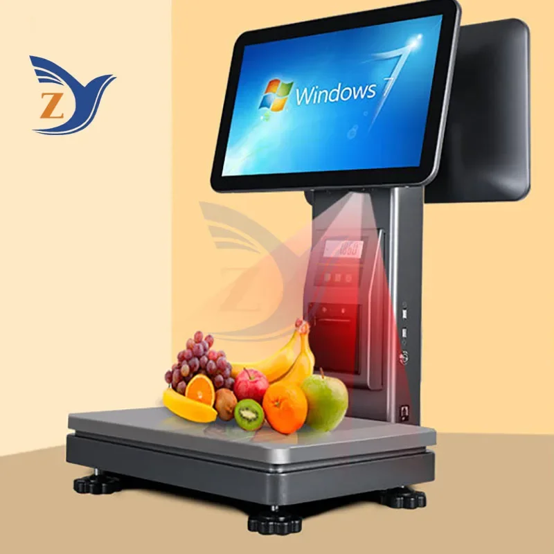 Weighing Cash Register All-in-one Machine Double Screen Food Fresh Fruit Ai Identification Touch Snacks Vegetables Supermarket
Weighing Cash Register All-in-one Machine Double Screen Food Fresh Fruit Ai Identification Touch Snacks Vegetables Supermarket
