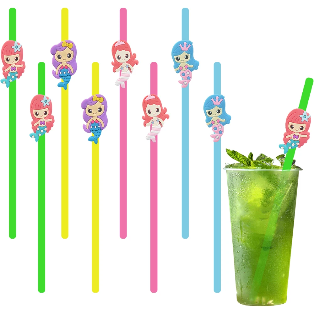 8PCS Mermaid Princess theme straw, reusable straw, family party Children's party decoration children's birthday gift
8PCS Mermaid Princess theme straw, reusable straw, family party Children's party decoration children's birthday gift