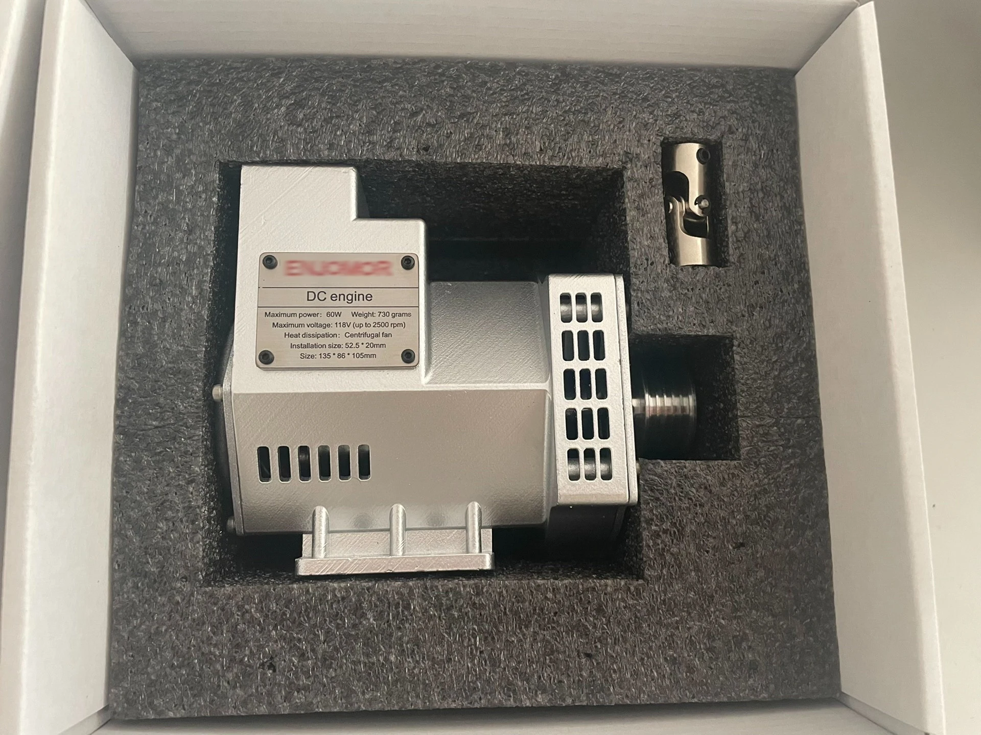 DC Generator 60W 2500RPM with Centrifugal Fan Heat Dissipation Universal Joint for TOYAN XICHEN RC Model Engine DIY Hobby Gift
DC Generator 60W 2500RPM with Centrifugal Fan Heat Dissipation Universal Joint for TOYAN XICHEN RC Model Engine DIY Hobby Gift