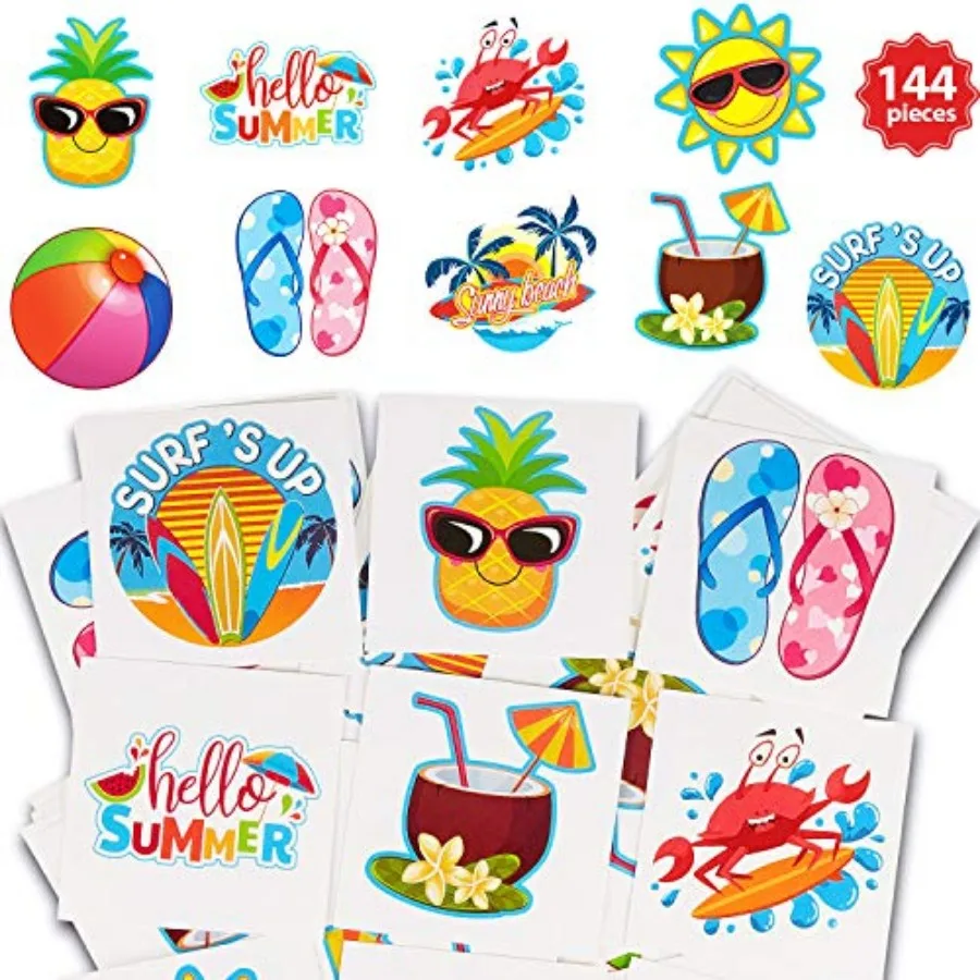 44 Pieces Summer Temporary Tattoos ac Tattoos awaiian Luau Party Frs Trcal of Stickers o Summer ac Party ration Supplies, 9 S
44 Pieces Summer Temporary Tattoos ac Tattoos awaiian Luau Party Frs Trcal of Stickers o Summer ac Party ration Supplies, 9 S