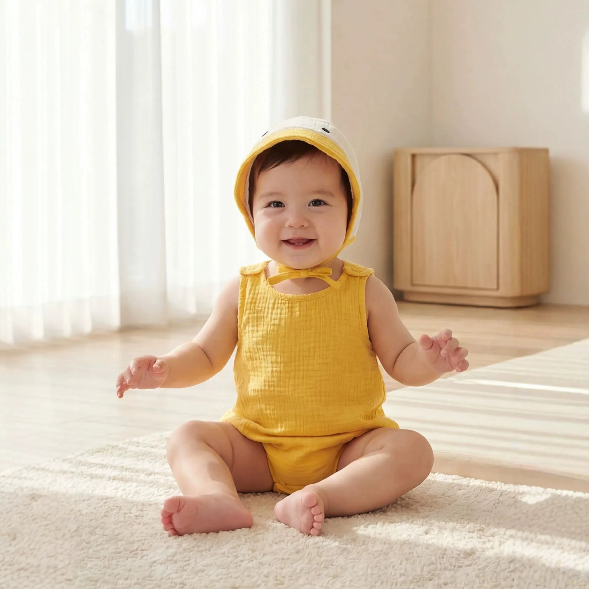 2026 Summer Cool Baby Jumpsuit Set Ins Duck Shaped Rompers Cute Baby Bag Fart Clothes Crawling Suit Set
2026 Summer Cool Baby Jumpsuit Set Ins Duck Shaped Rompers Cute Baby Bag Fart Clothes Crawling Suit Set