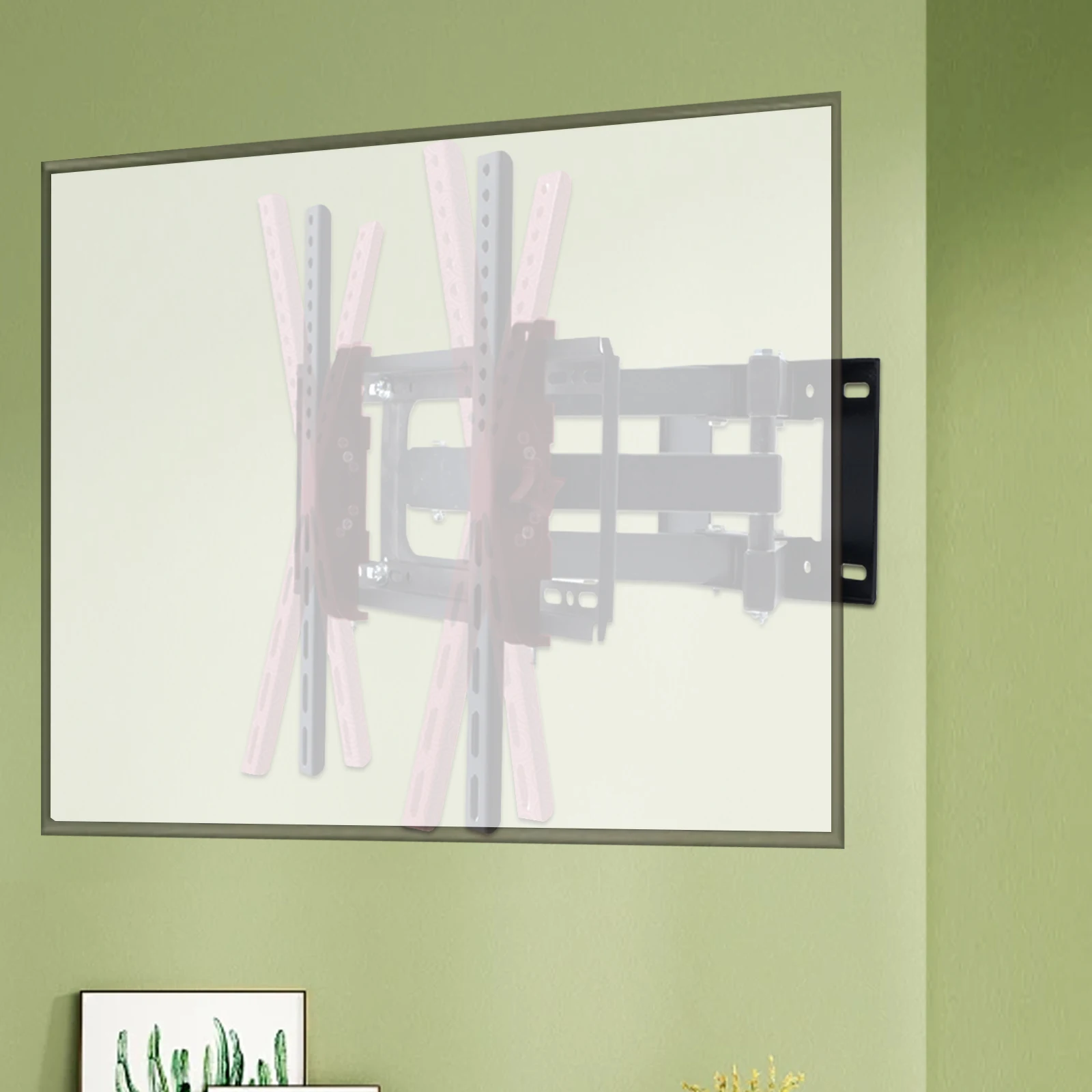 Кронштейн для телевизора металлический, полноповоротный, настенный, с функцией наклона и поворота, для телевизоров 26-80 дюймов
Кронштейн для телевизора металлический, полноповоротный, настенный, с функцией наклона и поворота, для телевизоров 26-80 дюймов