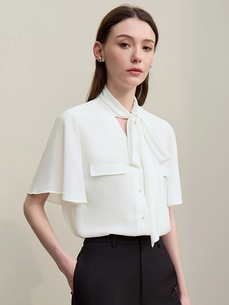 Amii Women's Blouse 2026 Summer New Linen Blend Tie Neck Flounce Sleeve Chiffon tops Elegant Casual Shirt for Women 12622219
Amii Women's Blouse 2026 Summer New Linen Blend Tie Neck Flounce Sleeve Chiffon tops Elegant Casual Shirt for Women 12622219