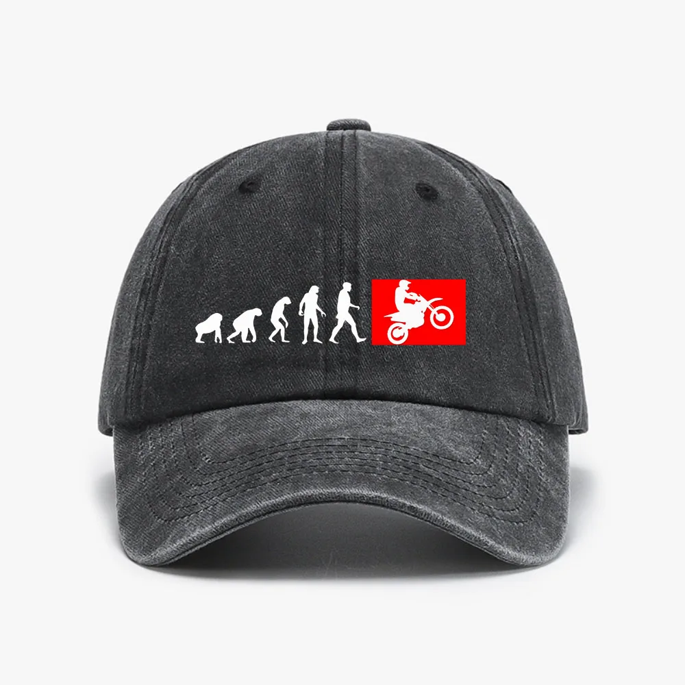 Human Evolution Motocross Design Vintage baseball cap for Men Autocycle Motorbike Distressed Denim Washed hat casual sun hats
Human Evolution Motocross Design Vintage baseball cap for Men Autocycle Motorbike Distressed Denim Washed hat casual sun hats