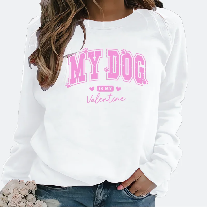 Моя собака. Женская модная толстовка с капюшоном и круглым вырезом с принтом сердца и буквами, уличная женская одежда
Моя собака. Женская модная толстовка с капюшоном и круглым вырезом с принтом сердца и буквами, уличная женская одежда