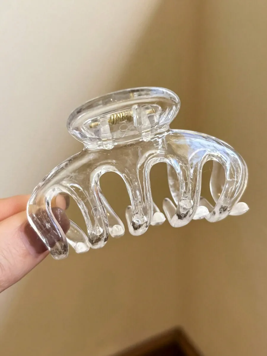 6cm Translucent Claw Clip Hair Accessory For Women Elegant Minimalist Daily Casual Party Use
6cm Translucent Claw Clip Hair Accessory For Women Elegant Minimalist Daily Casual Party Use
