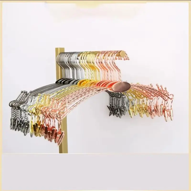 Metal Underwear Hangers Plated Inner Bra Clips Socks Panty Racks Home Drying Clothes Hanger Clips Lingeries Display Organizador
Metal Underwear Hangers Plated Inner Bra Clips Socks Panty Racks Home Drying Clothes Hanger Clips Lingeries Display Organizador