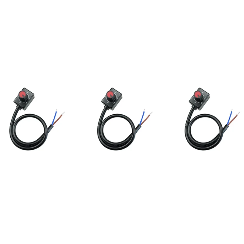 LICE-DC 0/1-10V Knob LED Dimmer, Low Voltage Passive Dimmer PWM Dimming For 0-10V Or 1-10V Dimmable Electronic LED Driver 3Pc
LICE-DC 0/1-10V Knob LED Dimmer, Low Voltage Passive Dimmer PWM Dimming For 0-10V Or 1-10V Dimmable Electronic LED Driver 3Pc