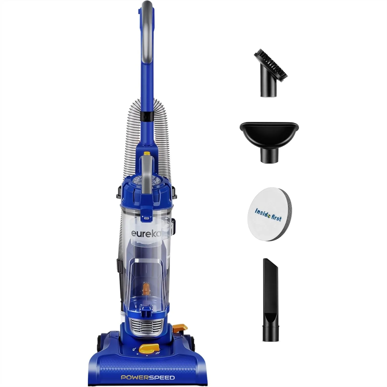 Bagless Upright Vacuum Cleaner, Lightweight 10 lbs, 5 Height Adjustments, 2.6L Dust Cup, for Carpet and Hard Floors
Bagless Upright Vacuum Cleaner, Lightweight 10 lbs, 5 Height Adjustments, 2.6L Dust Cup, for Carpet and Hard Floors