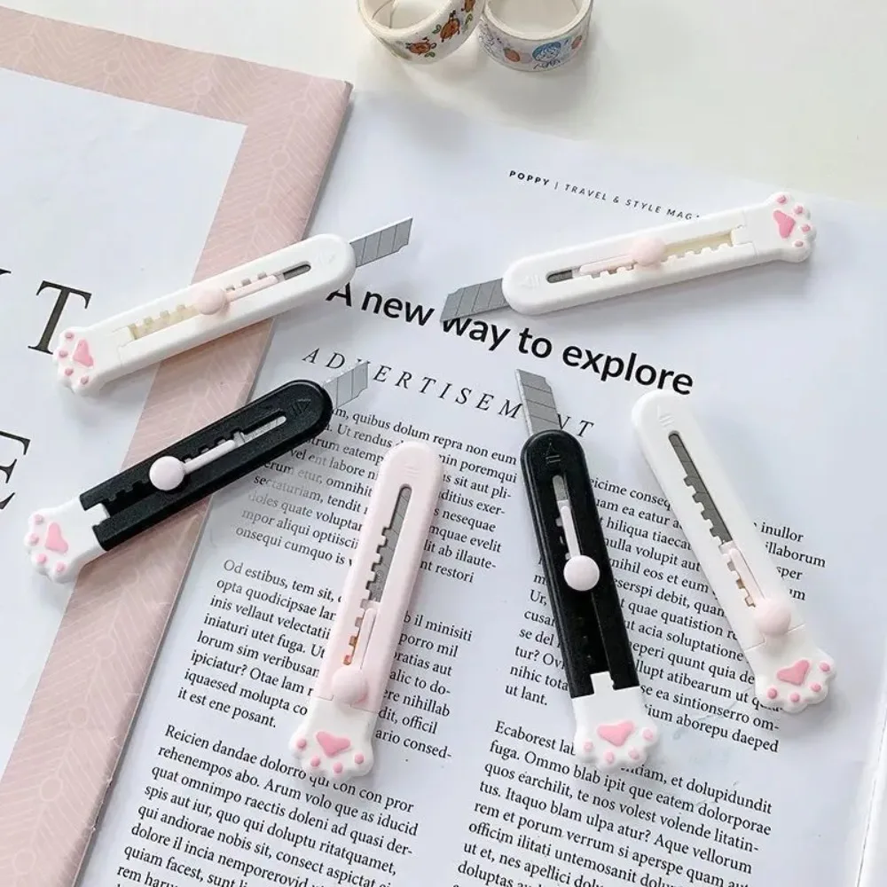 Mr.Paper Mini Portable Cat's Paw Tool Knife Cute Creative Exquisite Handbook Decoration Paper Cutting Stationery Supplies
Mr.Paper Mini Portable Cat's Paw Tool Knife Cute Creative Exquisite Handbook Decoration Paper Cutting Stationery Supplies
