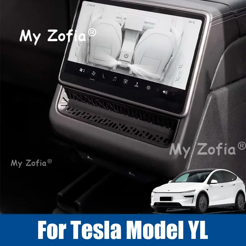 Under Seat Vent Cover For Tesla Model YL Model Y 2026 2027 Car Under Seat Air Vent Protector Air Outlet cover Accessories
Under Seat Vent Cover For Tesla Model YL Model Y 2026 2027 Car Under Seat Air Vent Protector Air Outlet cover Accessories