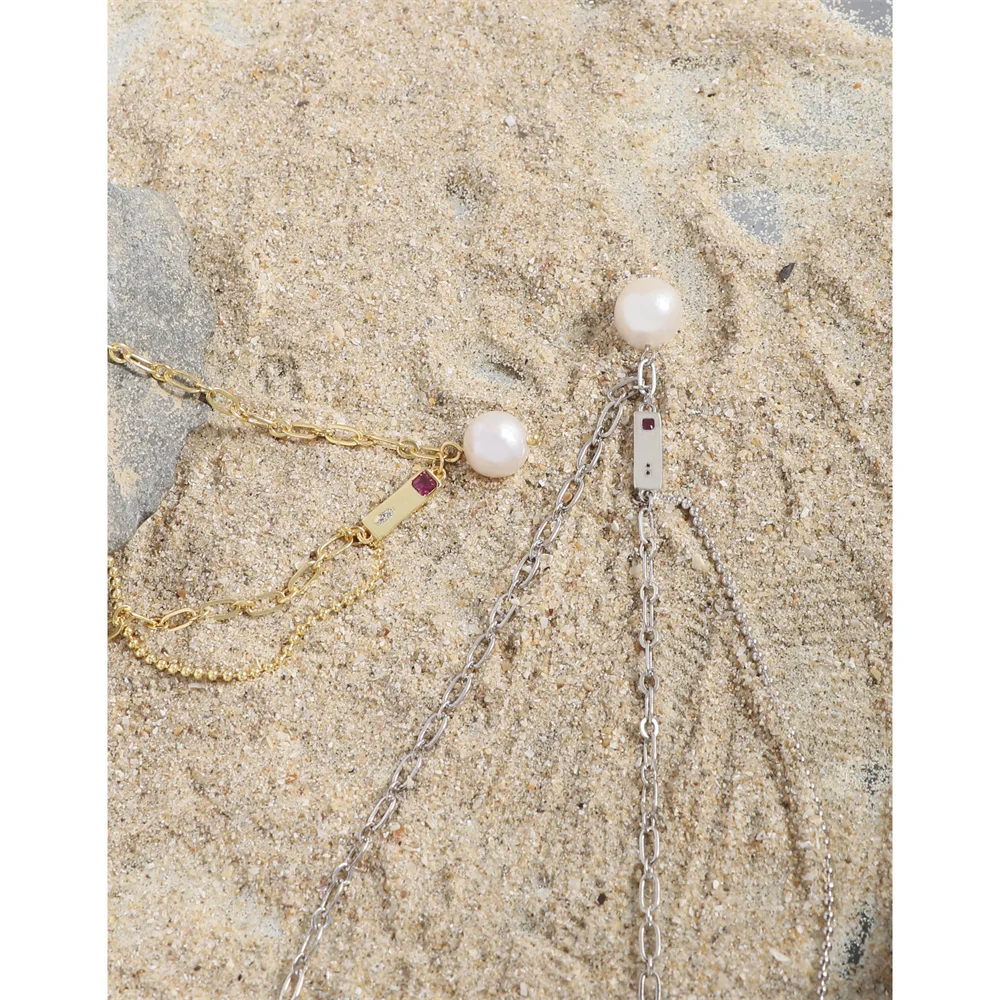 Korean INS S925 Chain - Unique Luxury, Versatile Zircon Pearl Design Women's Texture
Korean INS S925 Chain - Unique Luxury, Versatile Zircon Pearl Design Women's Texture