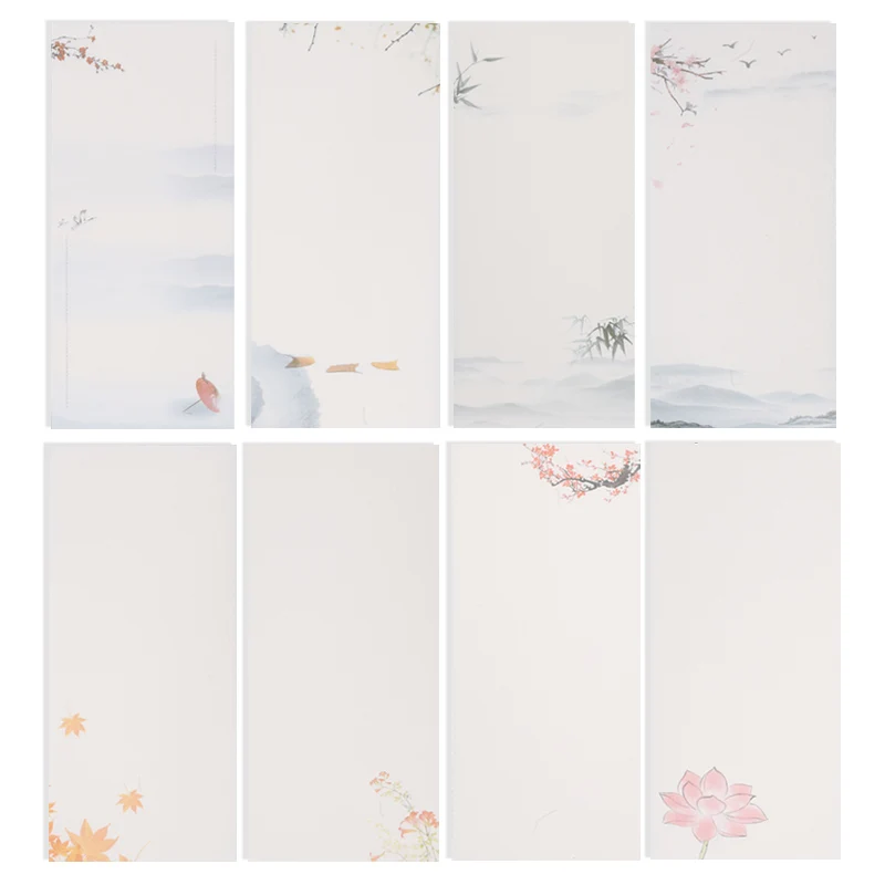 Letter Paper Chinese Calligraphy Works Paper Papel Arroz Brush Pen Calligraphy Handwriting Sticky Note Paper Stationery 8.5*19cm
Letter Paper Chinese Calligraphy Works Paper Papel Arroz Brush Pen Calligraphy Handwriting Sticky Note Paper Stationery 8.5*19cm