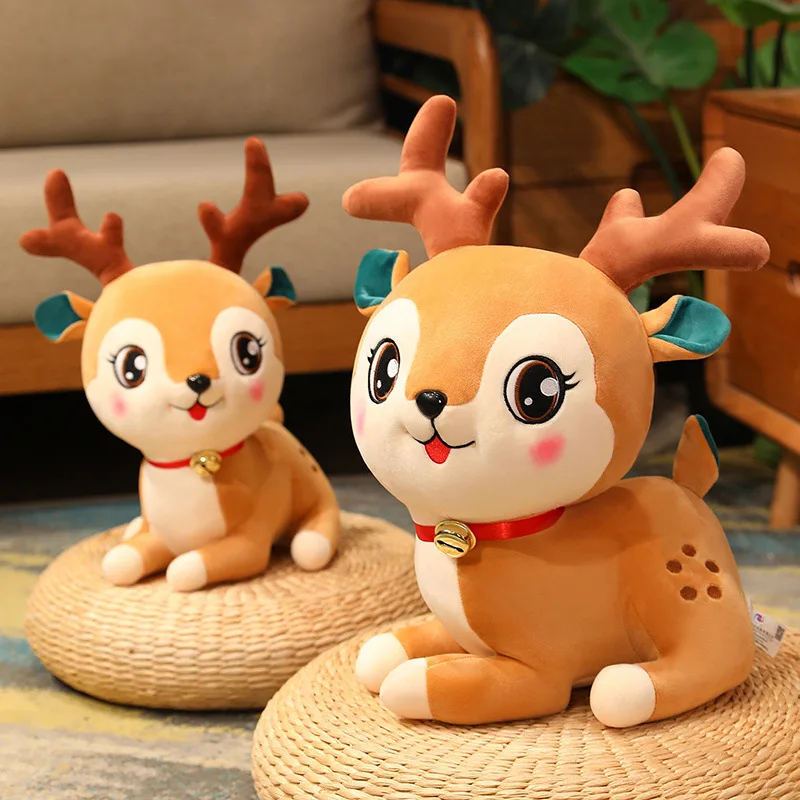 Simulation Elk Doll Beautiful Christmas Deer Plush Toy Lovely Animal Stuffed Soft Pillow High Quality Birthday Gift For Children
Simulation Elk Doll Beautiful Christmas Deer Plush Toy Lovely Animal Stuffed Soft Pillow High Quality Birthday Gift For Children
