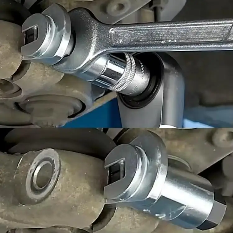 Инструмент для снятия гидравлического амортизатора, шаровая головка, поворотный рычаг, сепаратор подвески, экономия труда, комплект для разборки, автомобильные аксессуары
Инструмент для снятия гидравлического амортизатора, шаровая головка, поворотный рычаг, сепаратор подвески, экономия труда, комплект для разборки, автомобильные аксессуары