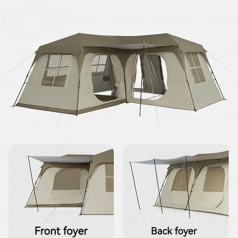 Village Suite Tent 3Room 2hall Large-Scale Luxury Travel Tent 28㎡
Village Suite Tent 3Room 2hall Large-Scale Luxury Travel Tent 28㎡