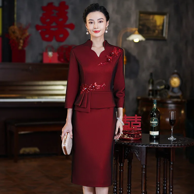 Женское традиционное китайское платье-Ципао Yourqipao, вечернее платье для матери невесты и выпускного вечера, осень
Женское традиционное китайское платье-Ципао Yourqipao, вечернее платье для матери невесты и выпускного вечера, осень