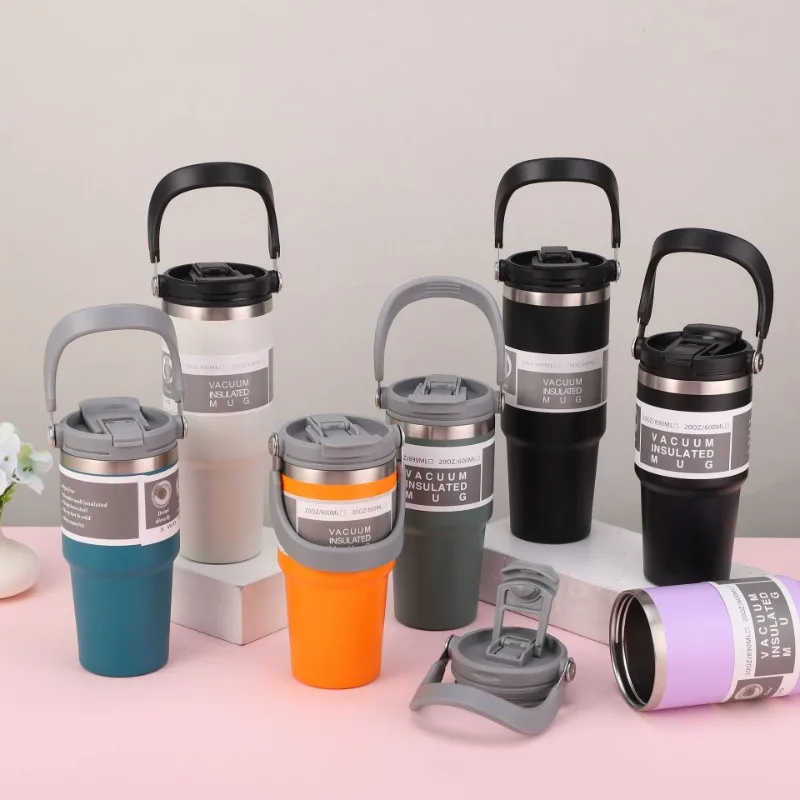 Large-capacity Portable Insulated Cup Sports Car Cup Vehicle-mounted Coffee Cup 304 Stainless Steel with Straw Drinking Bottle
Large-capacity Portable Insulated Cup Sports Car Cup Vehicle-mounted Coffee Cup 304 Stainless Steel with Straw Drinking Bottle