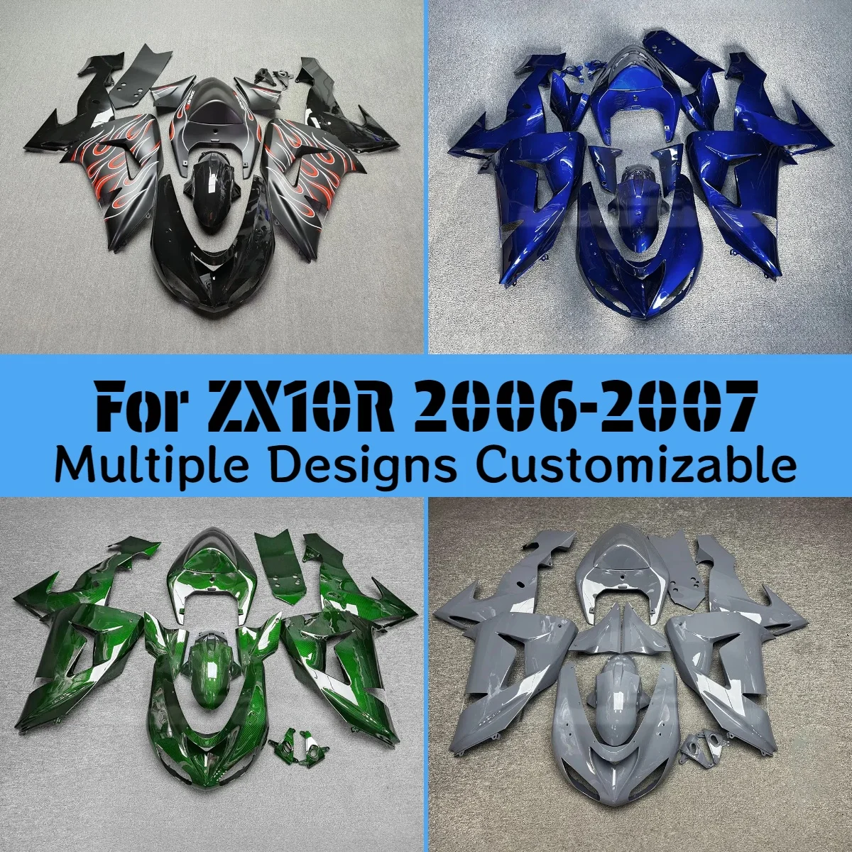 Запчасти для вторичного рынка, обтекатели ZX 10R 2006 2007, комплект обтекателей для мотоцикла, комплект обтекателей для Kawasaki Ninja ZX10R 06 07
Запчасти для вторичного рынка, обтекатели ZX 10R 2006 2007, комплект обтекателей для мотоцикла, комплект обтекателей для Kawasaki Ninja ZX10R 06 07