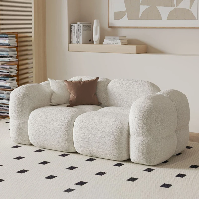 Fabric Sofa Cream White Small-sized Double Seat Living Room Sofa Modern Beauty Salon Wooden Reception Sofa Set
Fabric Sofa Cream White Small-sized Double Seat Living Room Sofa Modern Beauty Salon Wooden Reception Sofa Set