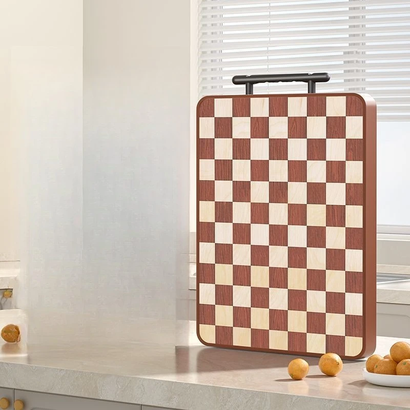 Checkerboard Sandalwood Cutting Board Thickened Anti-Mold Kitchen Cutting Vegetables Double-Sided Stainless Steel Cutting Boards
Checkerboard Sandalwood Cutting Board Thickened Anti-Mold Kitchen Cutting Vegetables Double-Sided Stainless Steel Cutting Boards