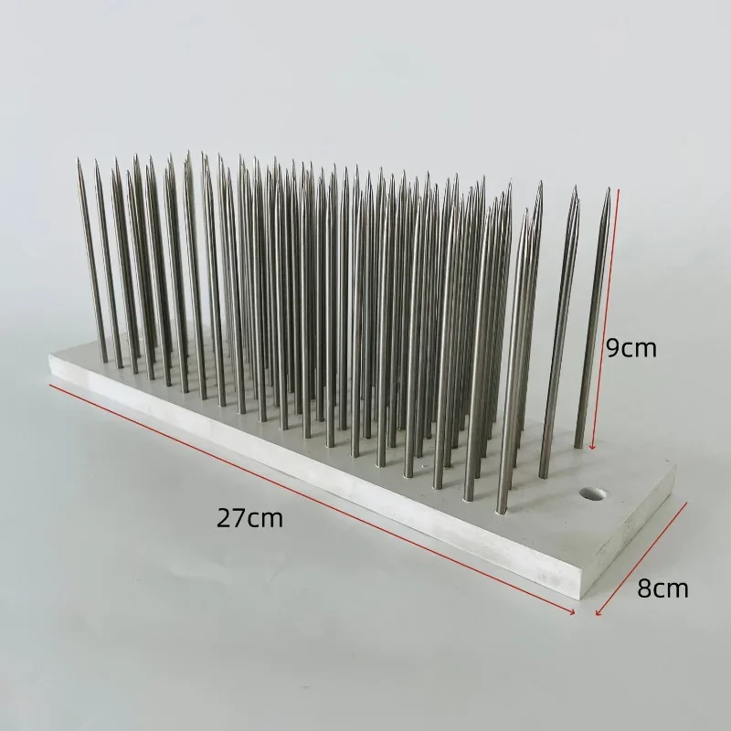 24*8cm Wig Combing Tool White Stainless Steel Hair Hackle with Needle for Combing Bulk Hair and Wefted Hair
24*8cm Wig Combing Tool White Stainless Steel Hair Hackle with Needle for Combing Bulk Hair and Wefted Hair