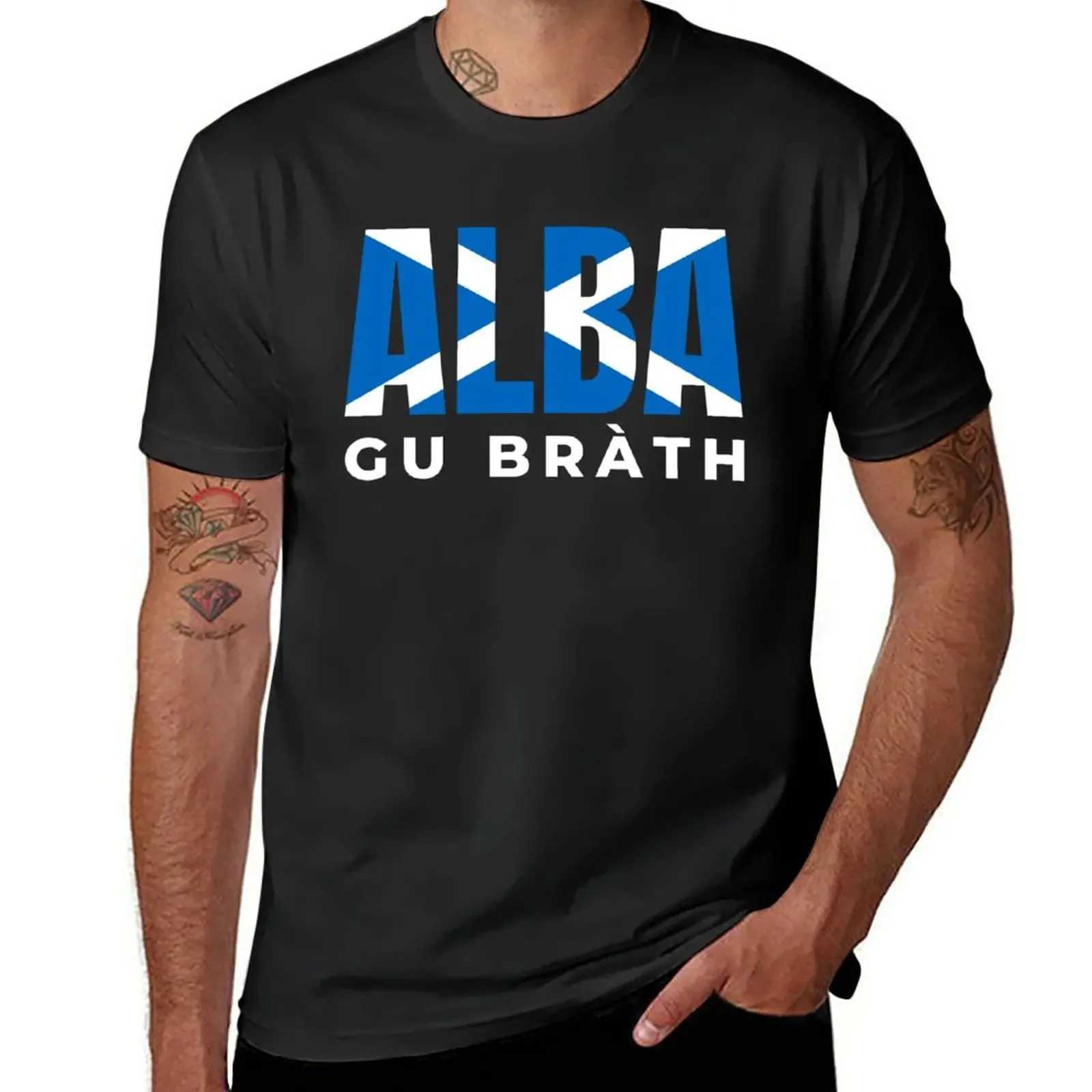 Alba gu Bràth - Scotland Forever in Gaidhlig - Scottish Saltire Flag Blue T-Shirt cute clothes Short sleeve tee men
Alba gu Bràth - Scotland Forever in Gaidhlig - Scottish Saltire Flag Blue T-Shirt cute clothes Short sleeve tee men