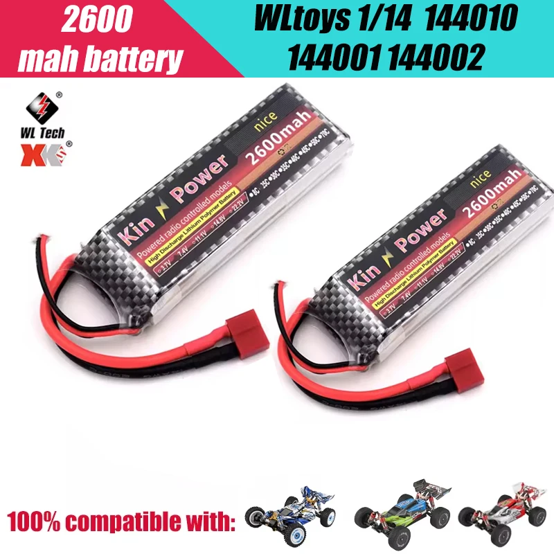 WLtoys 124007 124019 104009 144001 Автомобильная литиевая батарея с дистанционным управлением 7,4 В 2600 мАч T-разъем Радиоуправляемые автомобили для взрослых автомобильные аксессуары
WLtoys 124007 124019 104009 144001 Автомобильная литиевая батарея с дистанционным управлением 7,4 В 2600 мАч T-разъем Радиоуправляемые автомобили для взрослых автомобильные аксессуары