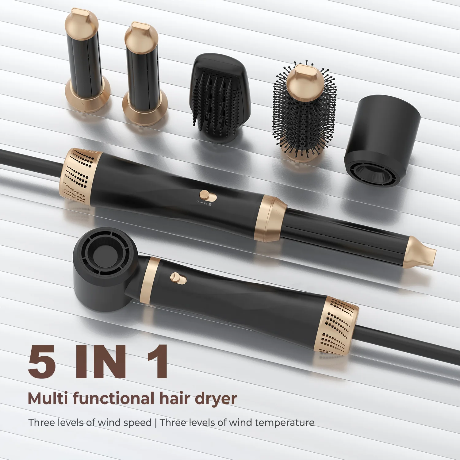 Hot Sale Hair Dryer Automatic Curling Iron Hair Straightener Multifunctional Hair Dryer 5-in-1 Hot Air Comb Set
Hot Sale Hair Dryer Automatic Curling Iron Hair Straightener Multifunctional Hair Dryer 5-in-1 Hot Air Comb Set