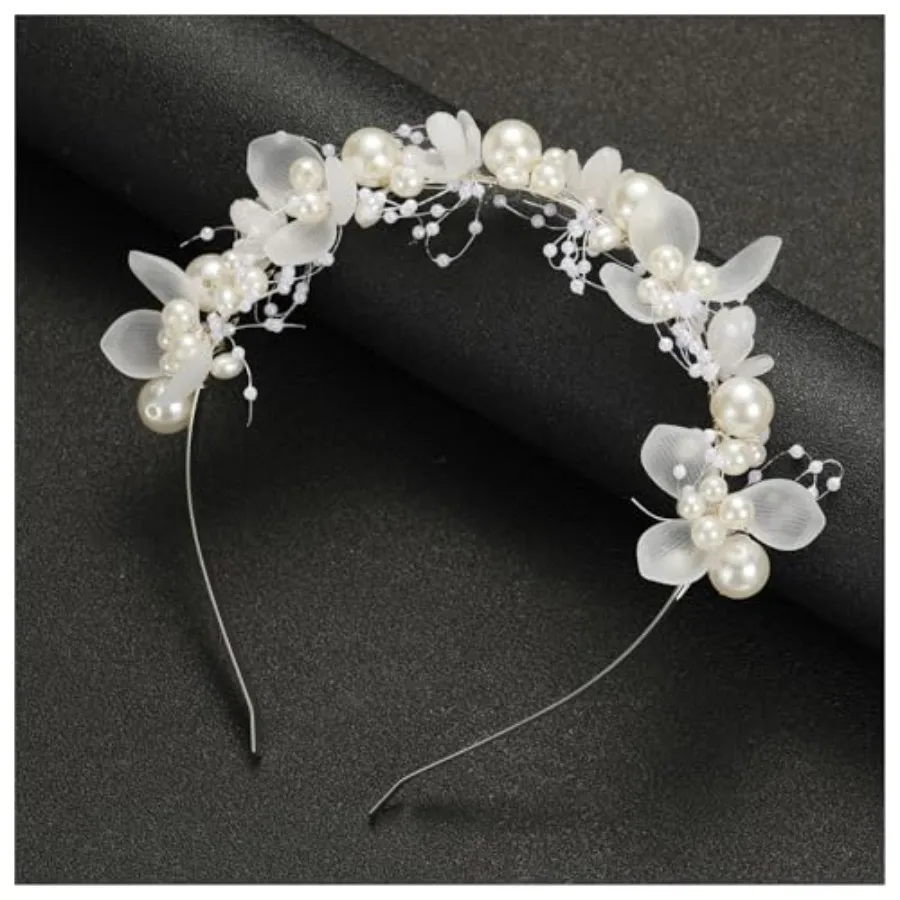 Flower Headband for Women Girls, Wedding Bridal Pearl Headpiece Hairband Hair Accessories for Prom Birthday Party,One Size
Flower Headband for Women Girls, Wedding Bridal Pearl Headpiece Hairband Hair Accessories for Prom Birthday Party,One Size