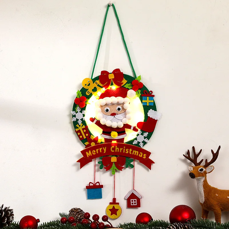 1/3PCS DIY Christmas Pendant Handmade Glowing Flower Ring Ornament Kids Kindergarten Creative Craft Decor Holiday Accessories
1/3PCS DIY Christmas Pendant Handmade Glowing Flower Ring Ornament Kids Kindergarten Creative Craft Decor Holiday Accessories