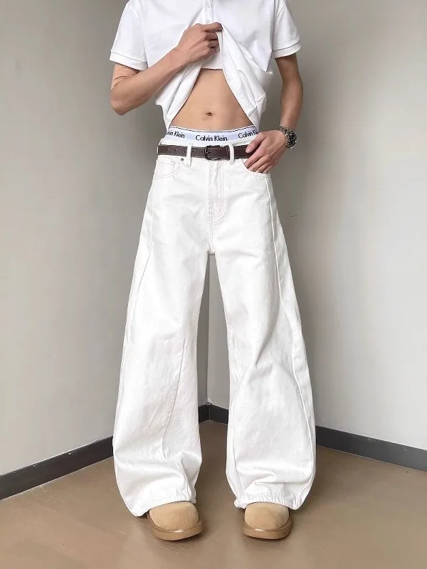 Cleanfit American High Street Sle White Bell Bot Straight Leg Jeans ex Versatile Casual Comfortable Breathable Denim
Cleanfit American High Street Sle White Bell Bot Straight Leg Jeans ex Versatile Casual Comfortable Breathable Denim