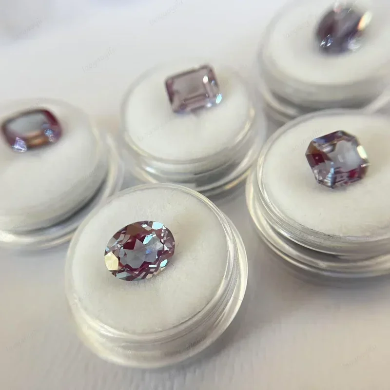 Top Lab Grown Alexandrite Stone Multiple Shape Purple Color Charms Beads for DIY Jewelry Making Materials Selectable Certificate
Top Lab Grown Alexandrite Stone Multiple Shape Purple Color Charms Beads for DIY Jewelry Making Materials Selectable Certificate