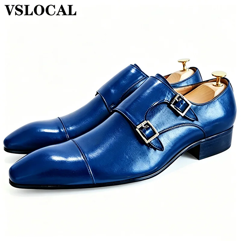 LUXURY DESIGNER MEN'S MONK SHOES BLACK BLUE BUCKLE STRAP LOAFERS MENS DRESS SHOES OFFICE WEDDING REAL LEATHER SHOES MEN
LUXURY DESIGNER MEN'S MONK SHOES BLACK BLUE BUCKLE STRAP LOAFERS MENS DRESS SHOES OFFICE WEDDING REAL LEATHER SHOES MEN