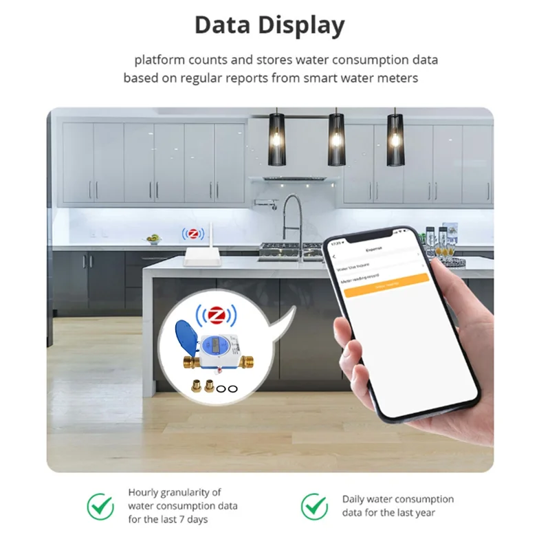 A005-Tuya Zigbee Smart Ultrasonic Water Meter Dn25mm With LCD Display IP68 For Water Quantity Flow Consumption Measurement
A005-Tuya Zigbee Smart Ultrasonic Water Meter Dn25mm With LCD Display IP68 For Water Quantity Flow Consumption Measurement