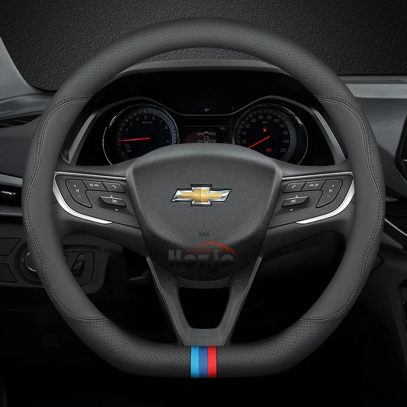 Leather Car Steering Wheel Cover for Chevrolet Malibu Spark Cruze Sonic Camaro Equinox Volt Seeker Car Accessories
Leather Car Steering Wheel Cover for Chevrolet Malibu Spark Cruze Sonic Camaro Equinox Volt Seeker Car Accessories