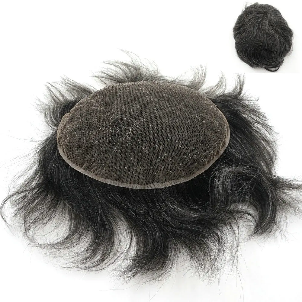 Полностью швейцарское кружево 1B30 # Парик 6x8 дюймов для мужчин, индийская система волос Remy 
Полностью швейцарское кружево 1B30 # Парик 6x8 дюймов для мужчин, индийская система волос Remy